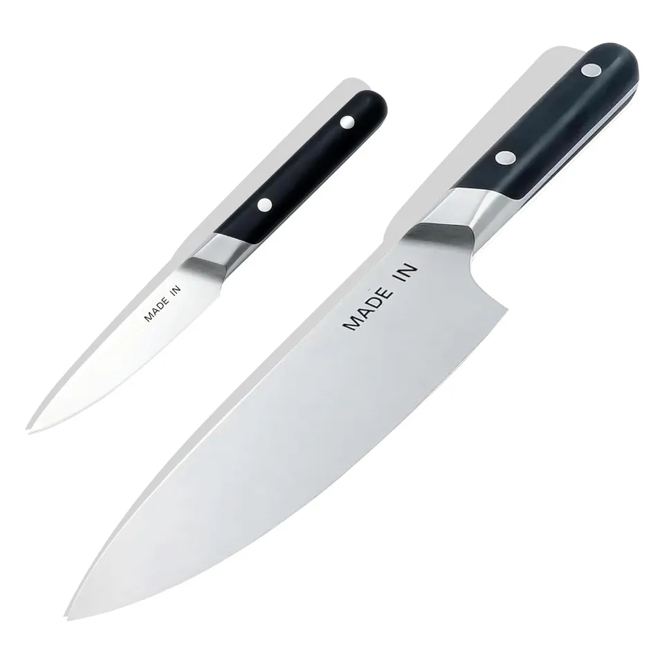 made-in-2-piece-french-knife-set-with-truffle-black-handles-8-chef-knife-and-4-p image 1
