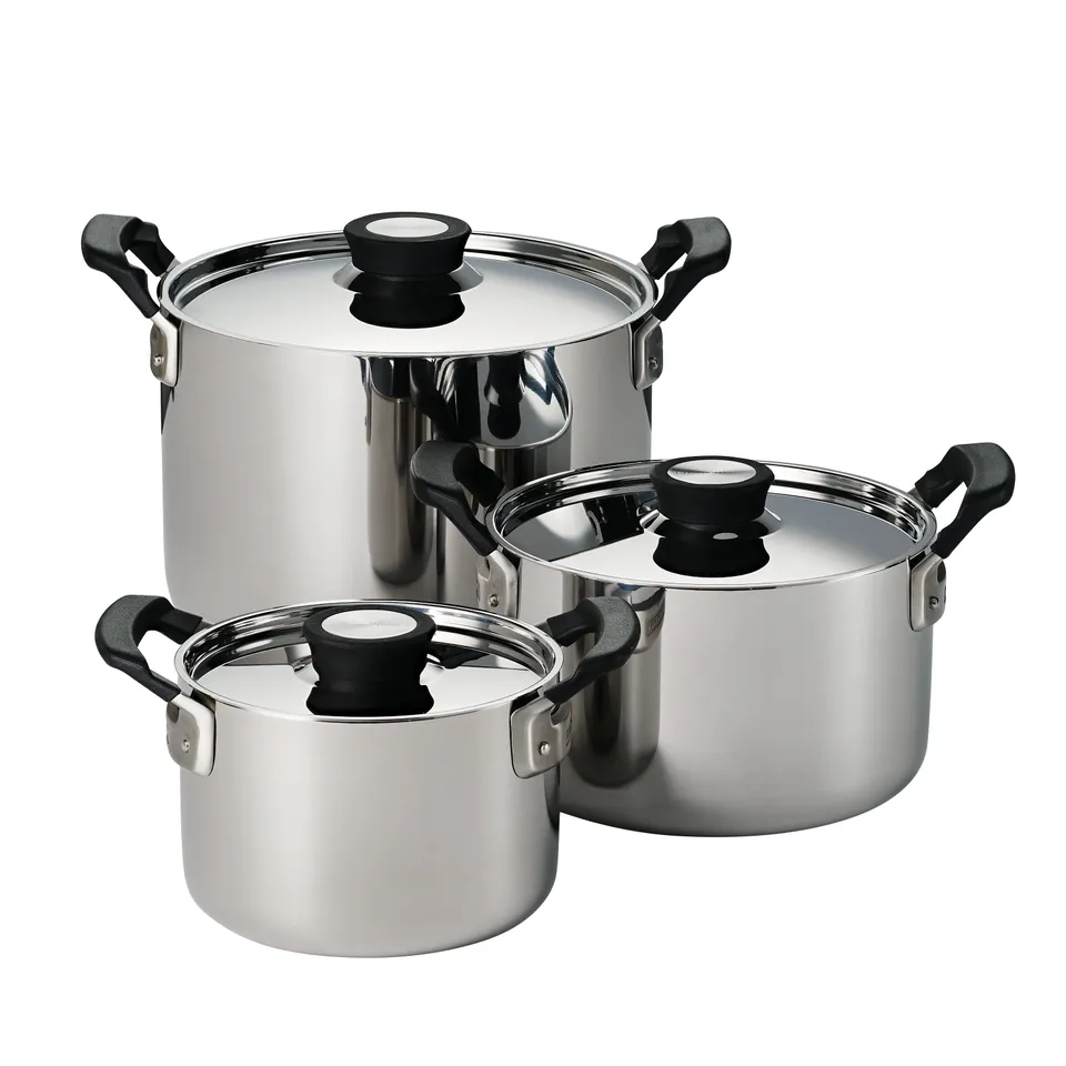 tramontina-nesting-6-piece-stainless-steel-tri-ply-clad-sauce-and-stock-pot-set- image 1