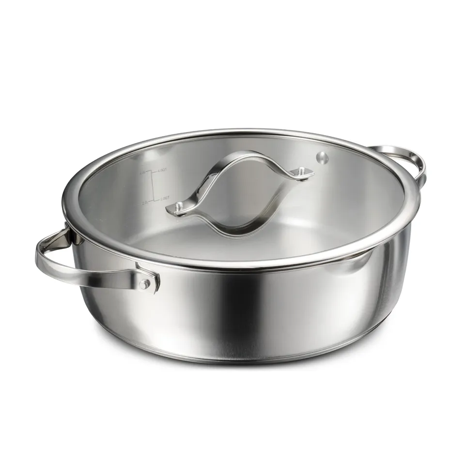 tramontina-tempo-6-quart-tri-ply-base-stainless-steel-covered-braiser image 1