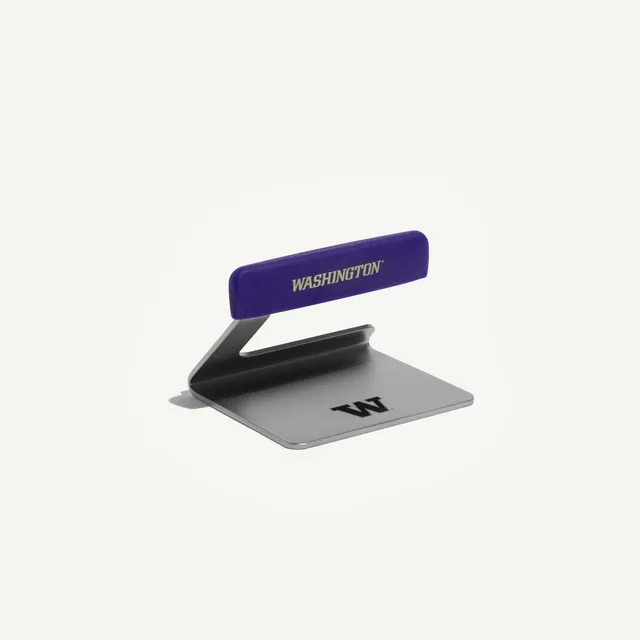 made-in-university-of-washington-grill-press-stainless-steel-team-logo-grilling- image 1