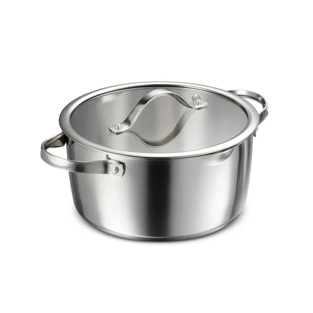 tramontina-tempo-5-quart-tri-ply-base-stainless-steel-covered-dutch-oven image 1