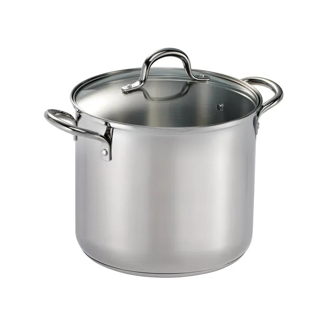 tramontina-covered-stainless-steel-stock-pot-with-lid image 1