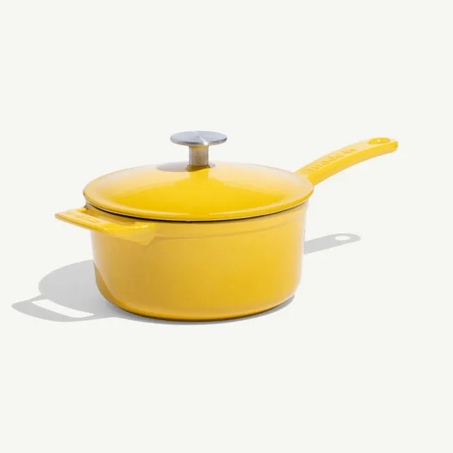 made-in-enameled-cast-iron-saucepan-french-craftsmanship-smooth-interior image 1