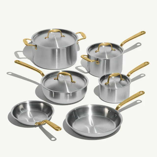 made-in-limited-edition-stainless-set-10-piece-stainless-clad-cookware-with-anti image 1