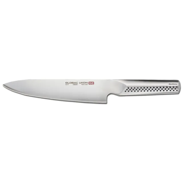global-ukon-gu-01-8-chef-s-knife-cromova-18-stainless-steel-15-edge-made-in-japa image 1