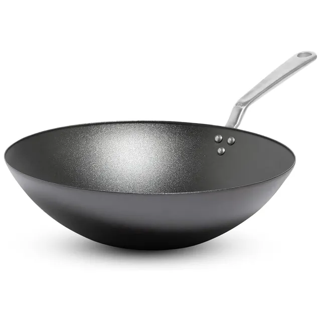 made-in-cookware-13-seasoned-carbon-steel-wok-crafted-in-sweden-induction-compat image 1