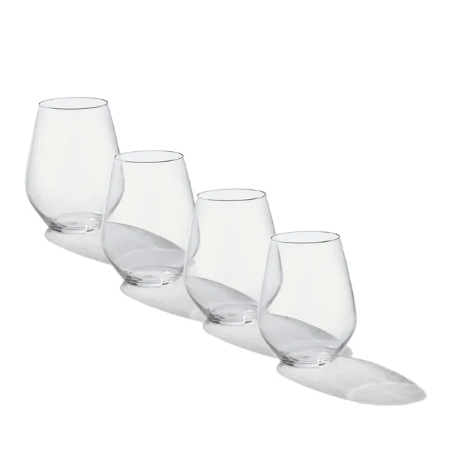 made-in-stemless-crystal-wine-glasses-set-of-4-german-made-lead-free-crystal-wit image 1