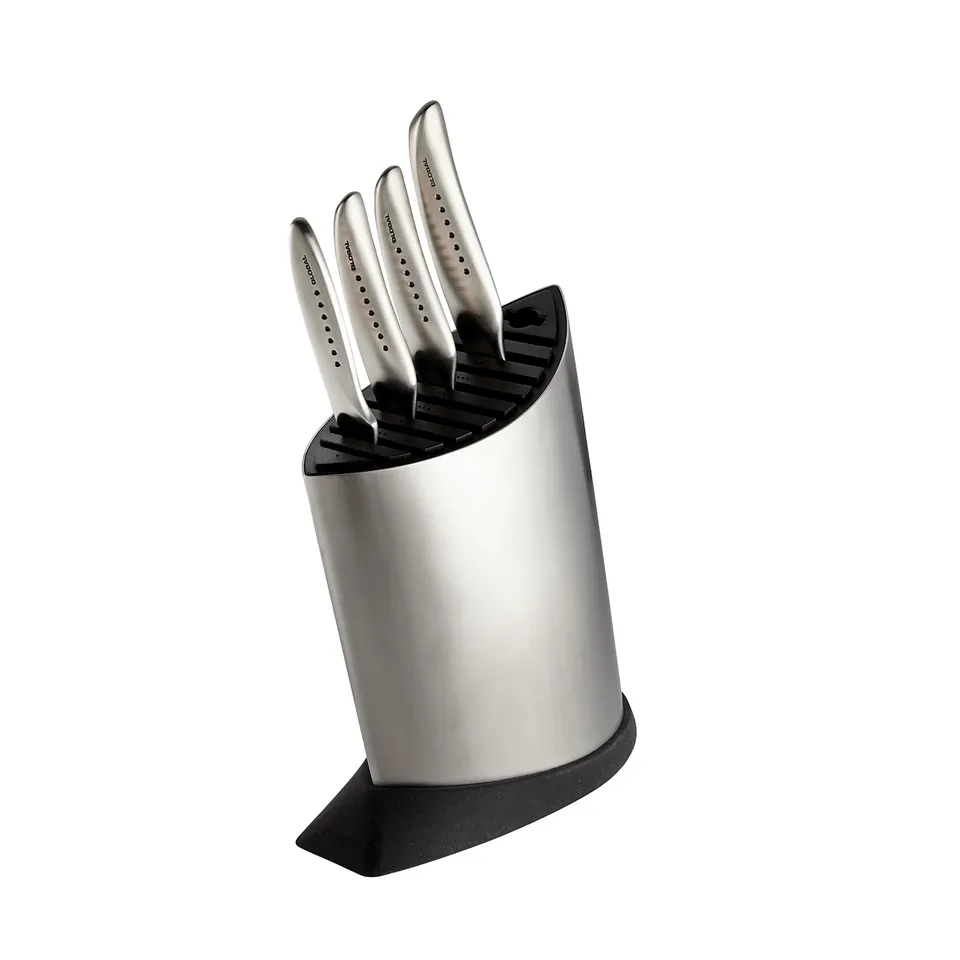 global-sai-5001-5-piece-knife-block-set-with-ship-shape-block image 1