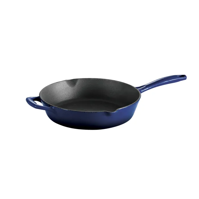 tramontina-bestow-10-inch-enameled-cast-iron-skillet-gradated-cobalt image 1
