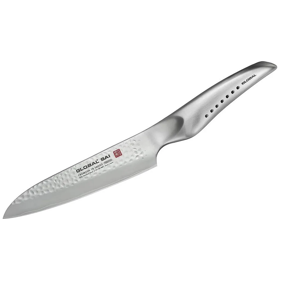 global-sai-m01-chef-s-knife-5-5-cordova-18-hammered-stainless-steel-samurai-dot- image 1