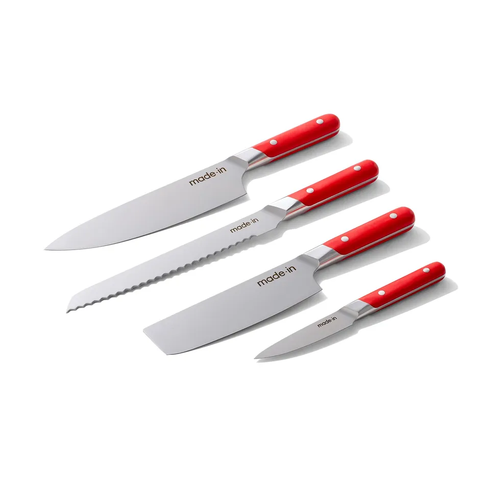 made-in-4-piece-knife-set-chef-bread-paring-nakiri-knives-full-tang-pomme-red-ha image 1