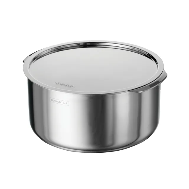 tramontina-utsava-tri-ply-clad-stainless-steel-covered-tope-patila-indian-south- image 1