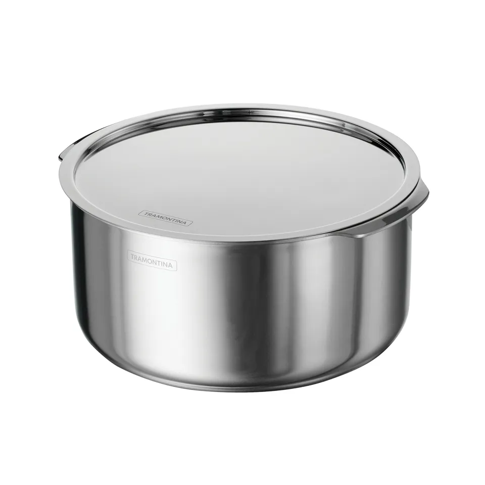 tramontina-utsava-tri-ply-clad-stainless-steel-covered-tope-patila-indian-south- image 1