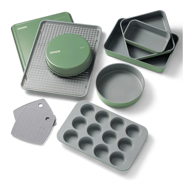 tramontina-9-piece-ceramic-nonstick-bakeware-set-aluminized-steel-with-xeradur-b image 1