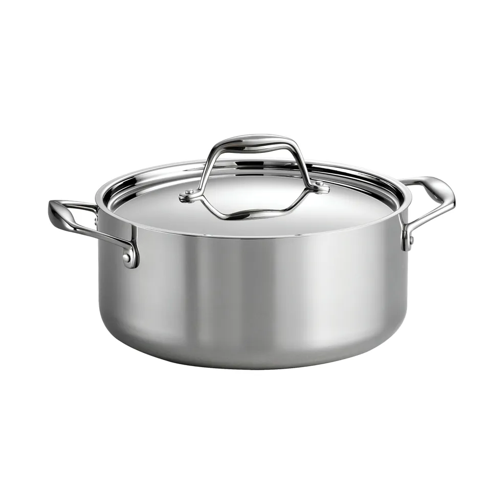 tramontina-signature-5-quart-tri-ply-clad-stainless-steel-covered-dutch-oven-alu image 1