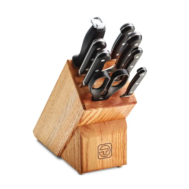 tramontina-professional-forged-9-piece-cutlery-set-with-hardwood-counter-block-f image 1