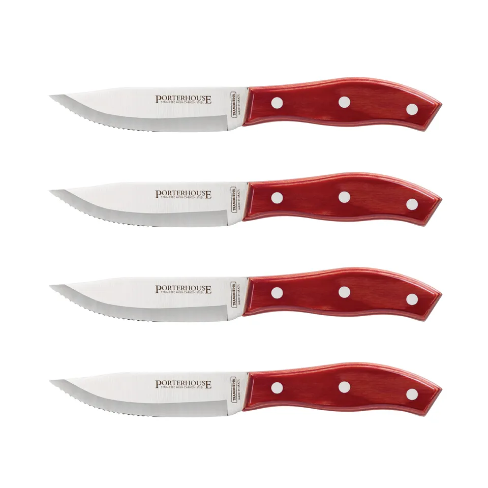 tramontina-porterhouse-4-piece-5-inch-pointed-steak-knife-set-stamped-high-carbo image 1