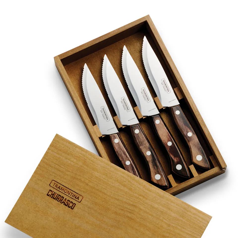 tramontina-churrasco-bbq-4-piece-porterhouse-steak-knife-set-with-wood-gift-box image 1