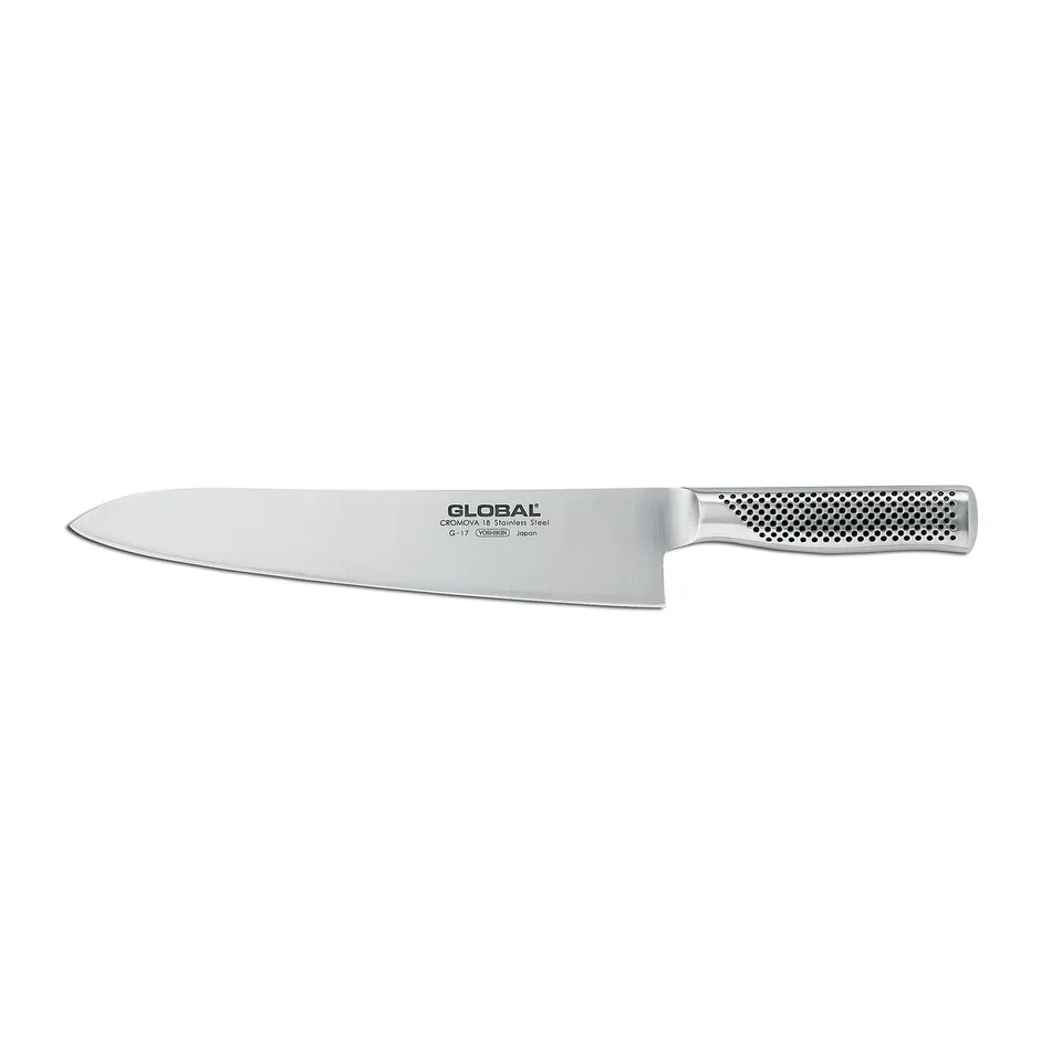 global-g-17-11-inch-chef-s-knife-lightweight-cromova-18-japanese-stainless-steel image 1