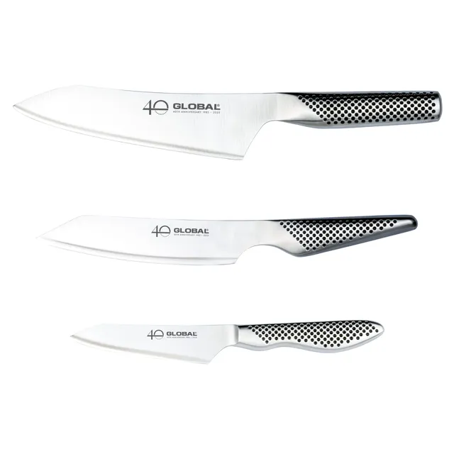 global-40th-anniversary-3-piece-knife-set-cromova-18-stainless-steel-made-in-jap image 1