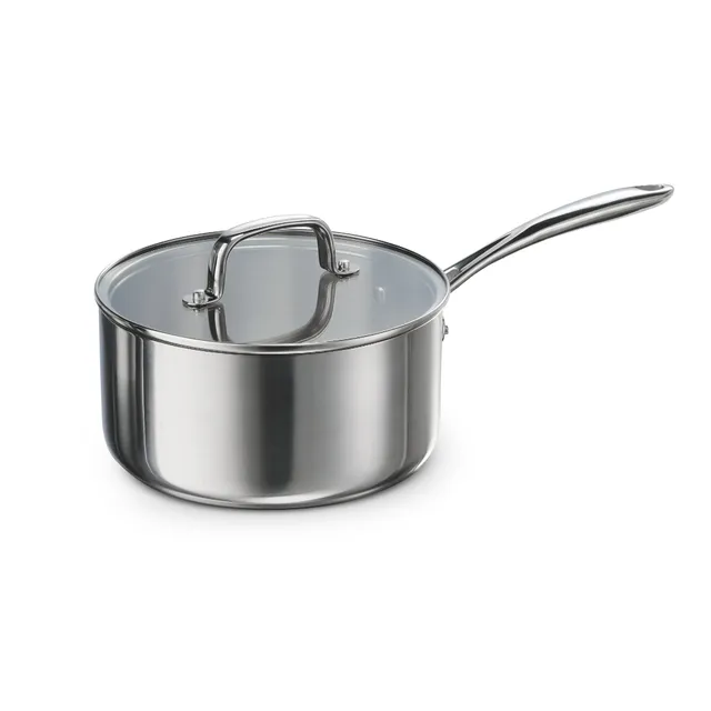 tramontina-triverge-3-quart-tri-ply-clad-stainless-steel-sauce-pan-with-lid image 1