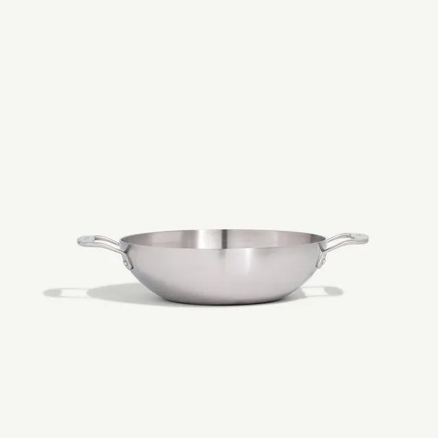 made-in-stainless-clad-kadai-5-ply-stainless-steel-wide-bowl-deep-frying-stir-fr image 1