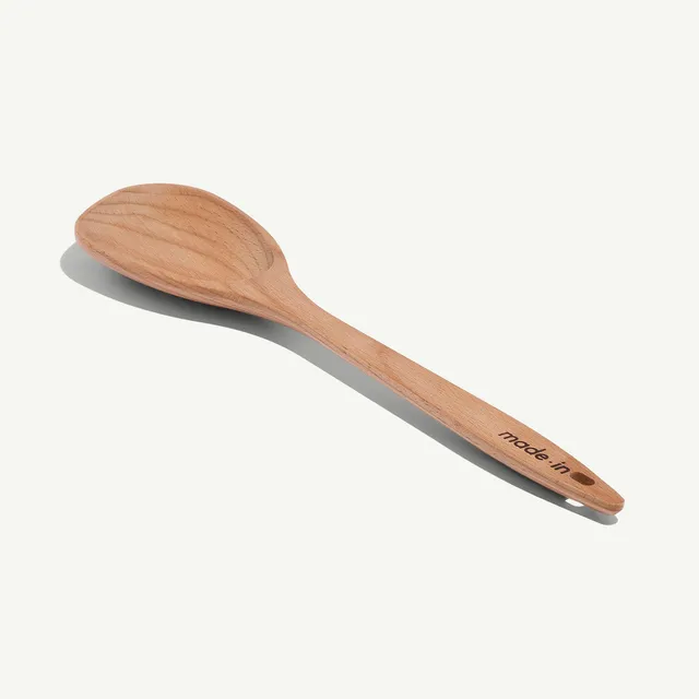 made-in-wooden-spoon-beechwood-cooking-spoon-safe-for-non-stick-cookware image 1