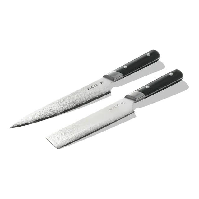 made-in-2-piece-japanese-damascus-steel-knife-set-8-gyuto-and-6-nakiri-66-layer- image 1