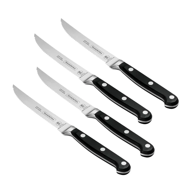 tramontina-professional-4-piece-forged-5-inch-serrated-steak-knife-set-high-carb image 1