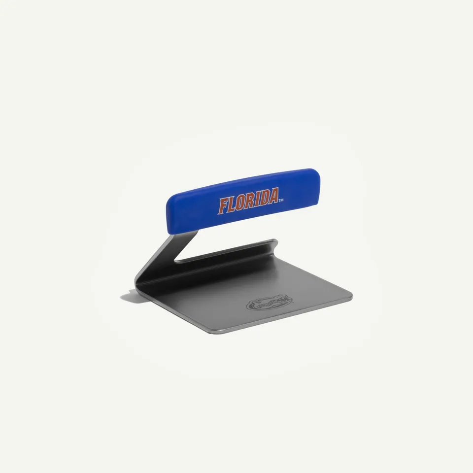 made-in-university-of-florida-grill-press-officially-licensed-stainless-steel-pr image 1