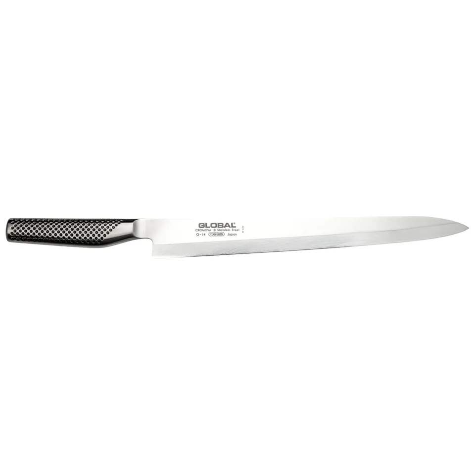global-g-14-classic-series-yanagi-sashimi-knife-8-25-cromova-18-stainless-steel- image 1