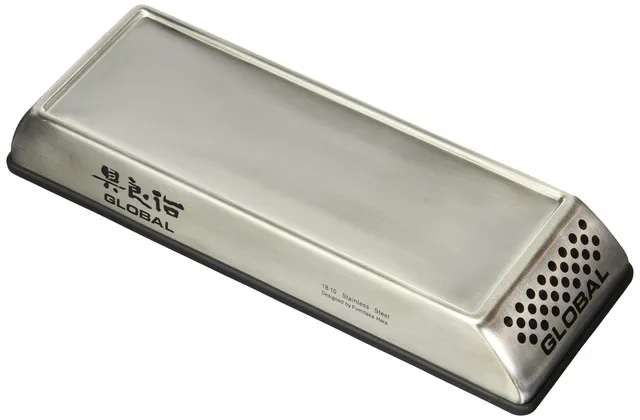 global-g777-m5-om-stainless-steel-whetstone-holder-with-1000-grit-medium-ceramic image 1