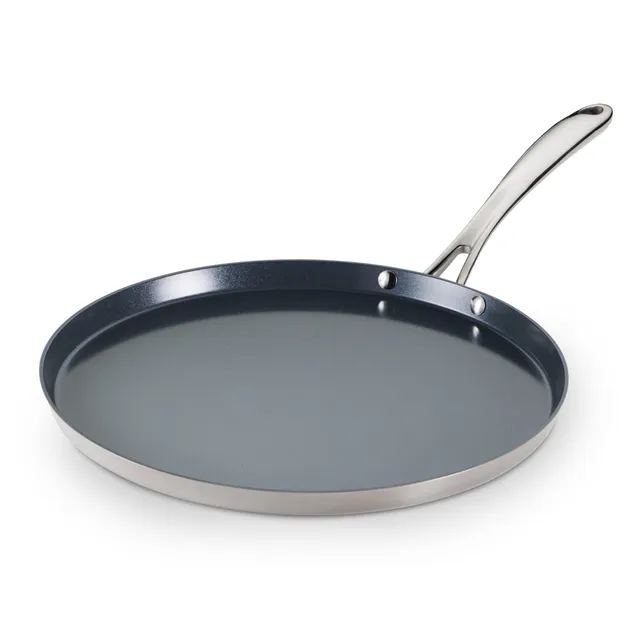 tramontina-utsava-tri-ply-clad-stainless-steel-ceramic-nonstick-dosa-tawa image 1