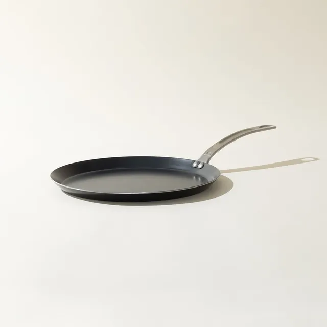 made-in-carbon-steel-tawa-flat-griddle-comal-with-short-lip-for-dosas-cr-pes-fla image 1