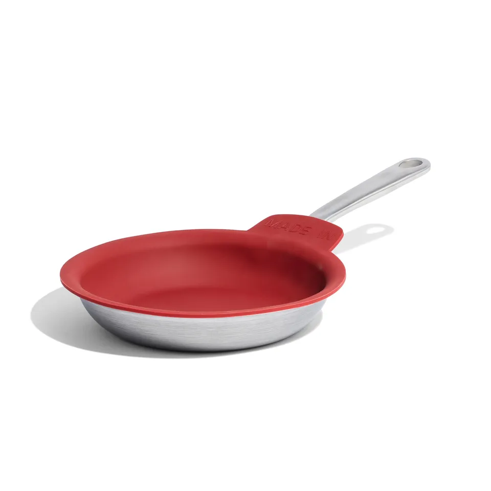 made-in-8-procoat-non-stick-fry-pan-with-pan-protector-5-ply-stainless-clad-indu image 1