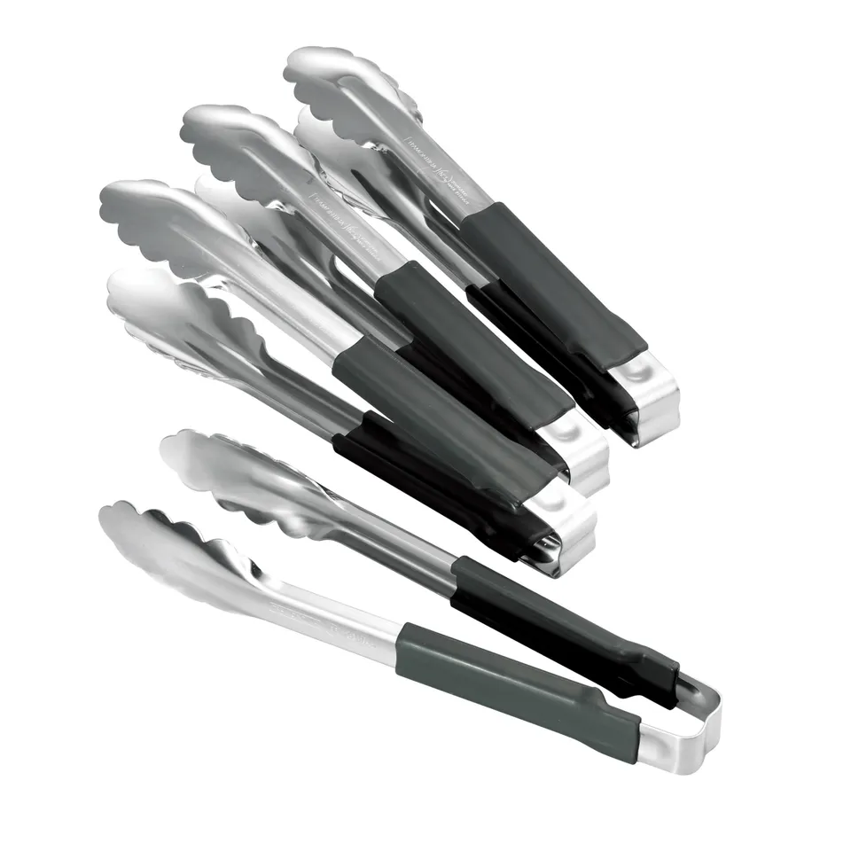 tramontina-pro-line-4-pack-kitchen-tongs-2x-9-5-inch-and-2x-12-inch-heat-resista image 1