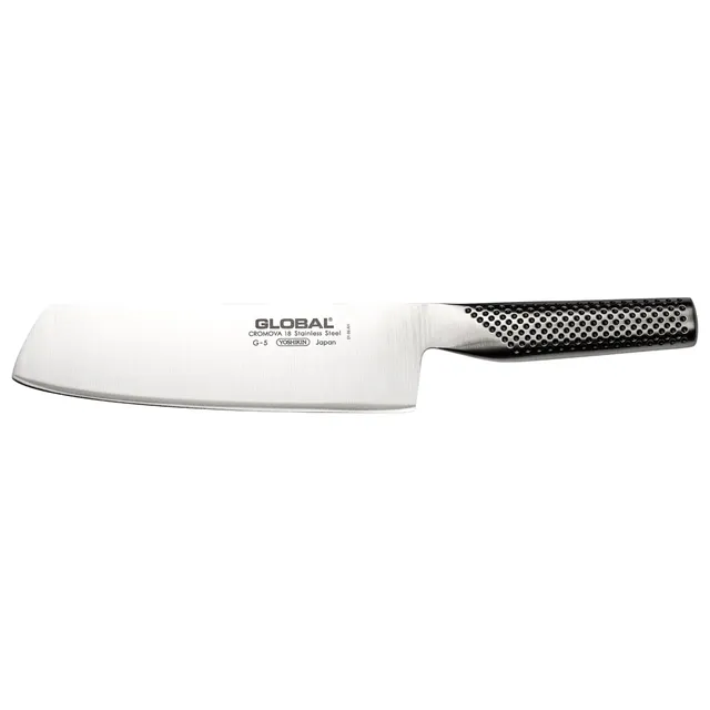 global-g-5-7-nakiri-vegetable-knife-molybdenum-vanadium-stainless-steel image 1