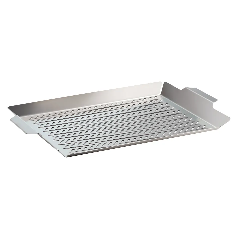tramontina-churrasco-large-stainless-steel-outdoor-grill-pan-perforated-bbq-roas image 1