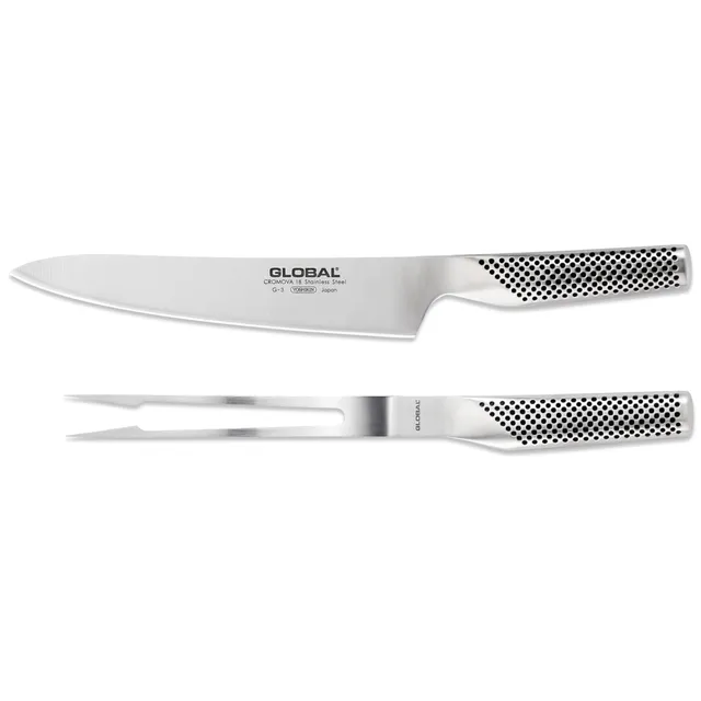 global-classic-g-313-2-piece-carving-set-8-25-carving-knife-and-6-fork-lightweig image 1