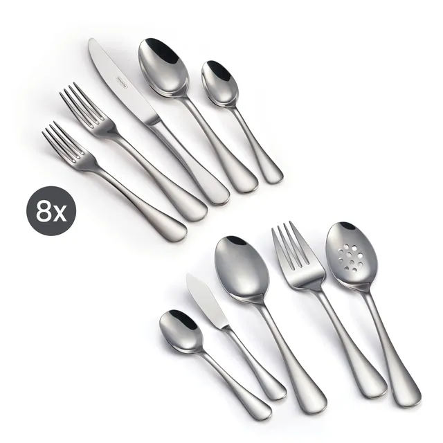 tramontina-classic-18-10-stainless-steel-45-piece-flatware-set-service-for-8 image 1