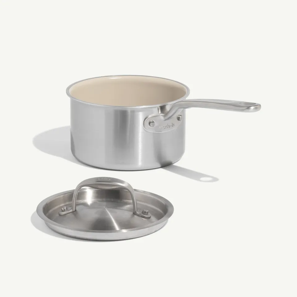 made-in-ceramiclad-2-0-non-stick-saucepan-5-ply-stainless-clad-pfas-free-ceramic image 1