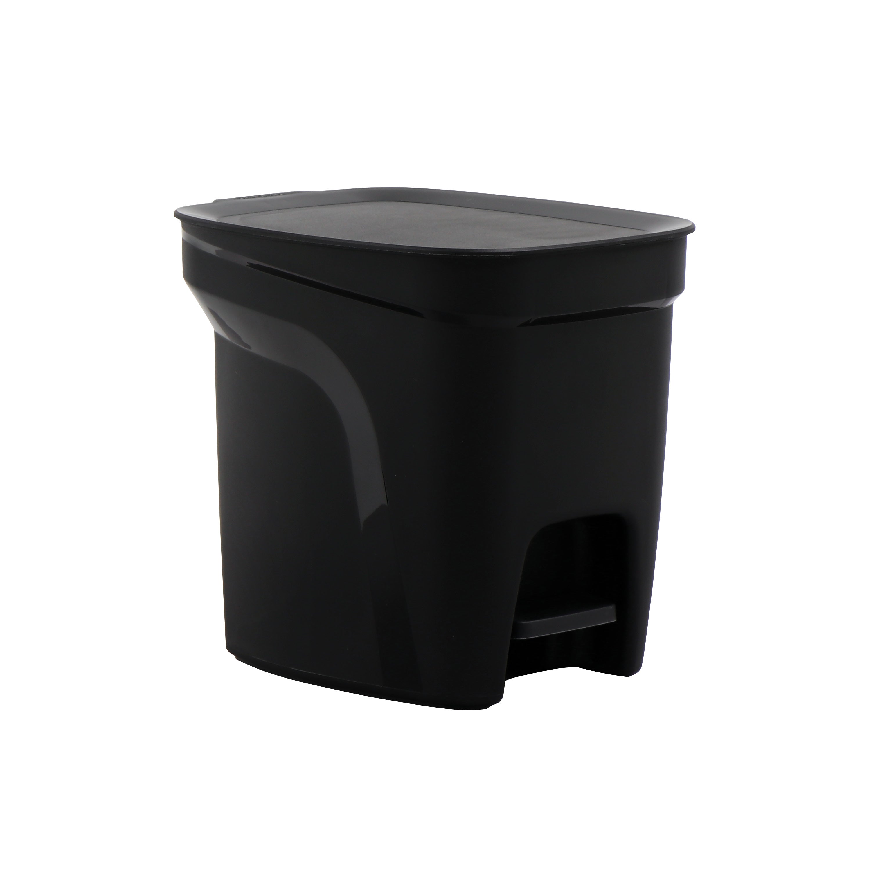tramontina-plastic-trash-bin-with-step-pedal-hands-free-polypropylene-waste-can- image 2