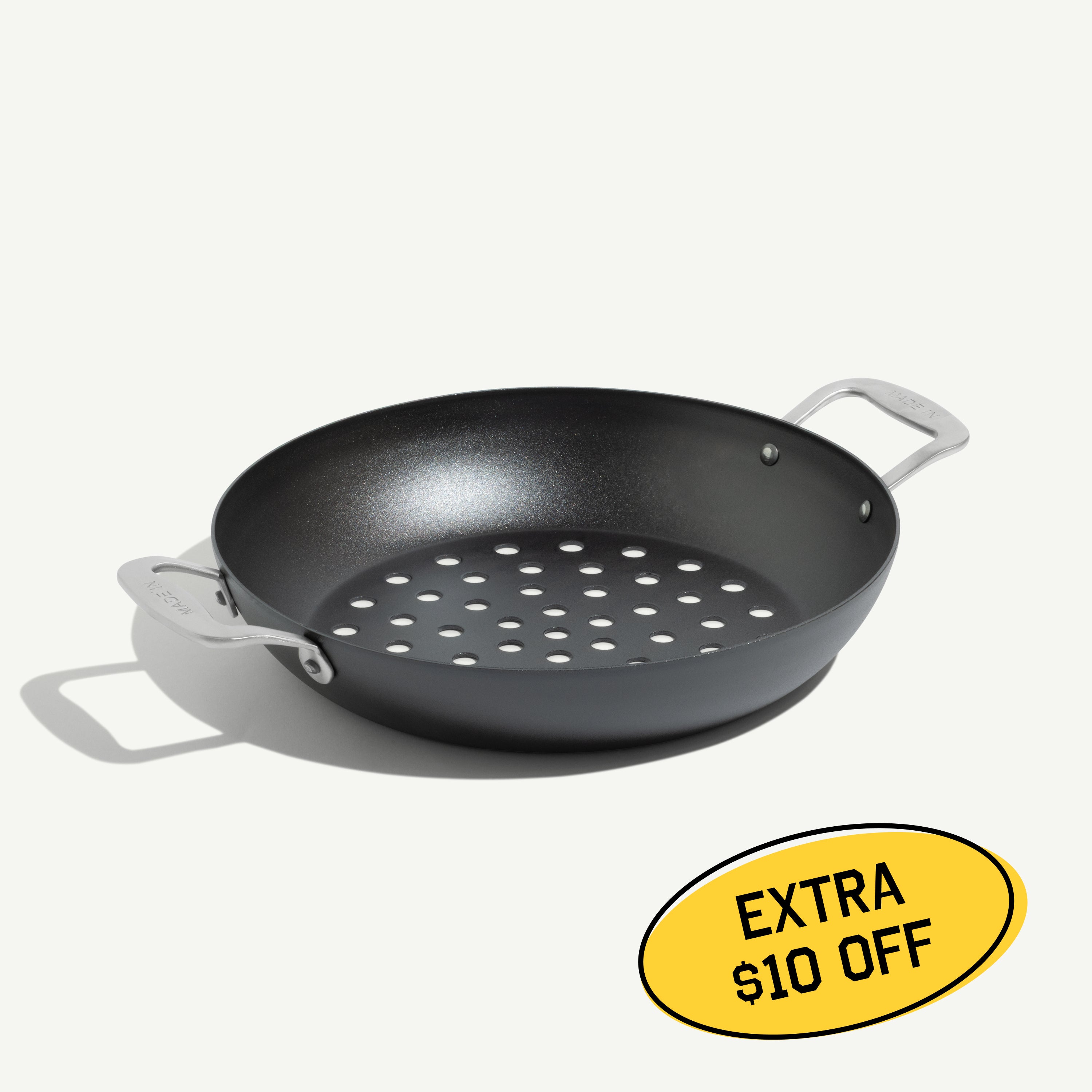 made-in-cart-exclusive-carbon-steel-grill-basket image 1