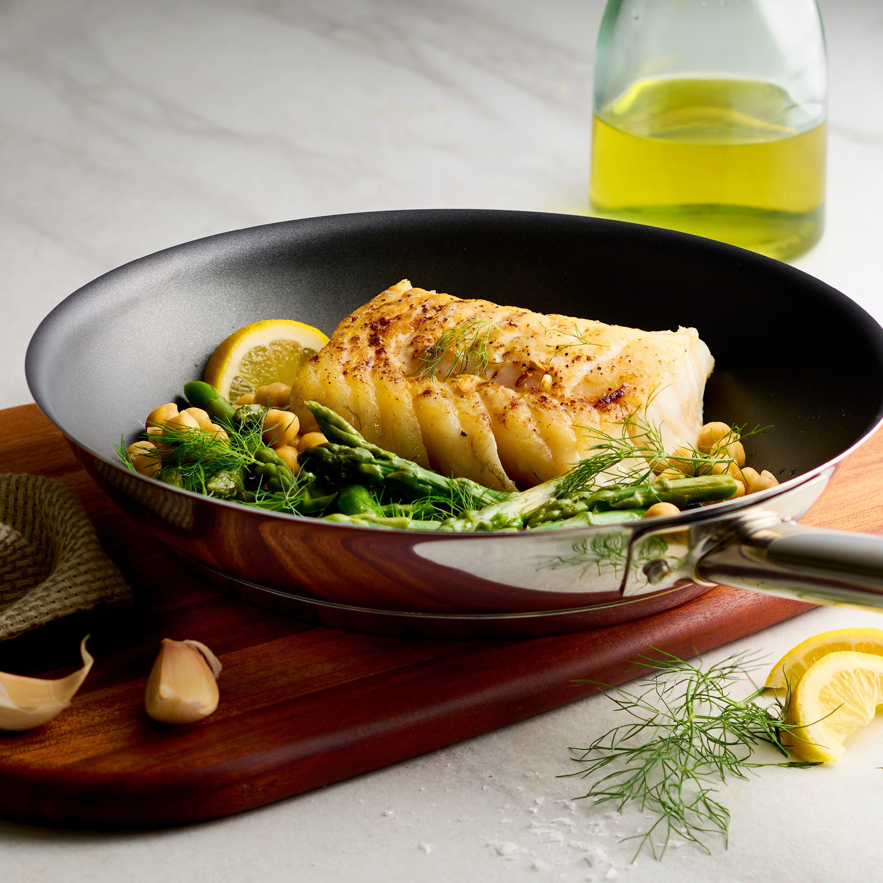 tramontina-tri-ply-base-stainless-steel-fry-pan-with-reinforced-nonstick-interio image 2