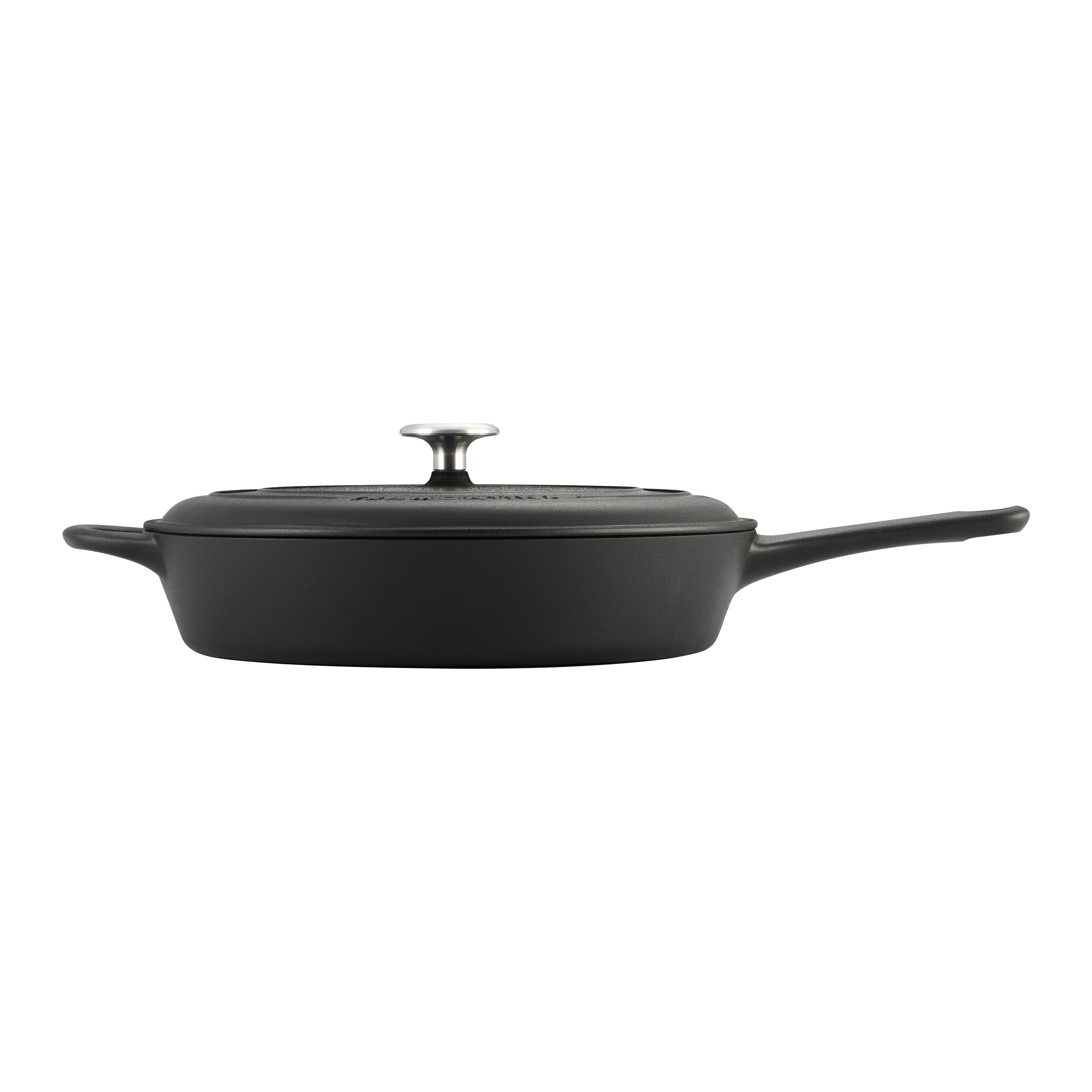 tramontina-12-5-inch-pre-seasoned-cast-iron-covered-skillet-with-self-basting-li image 6