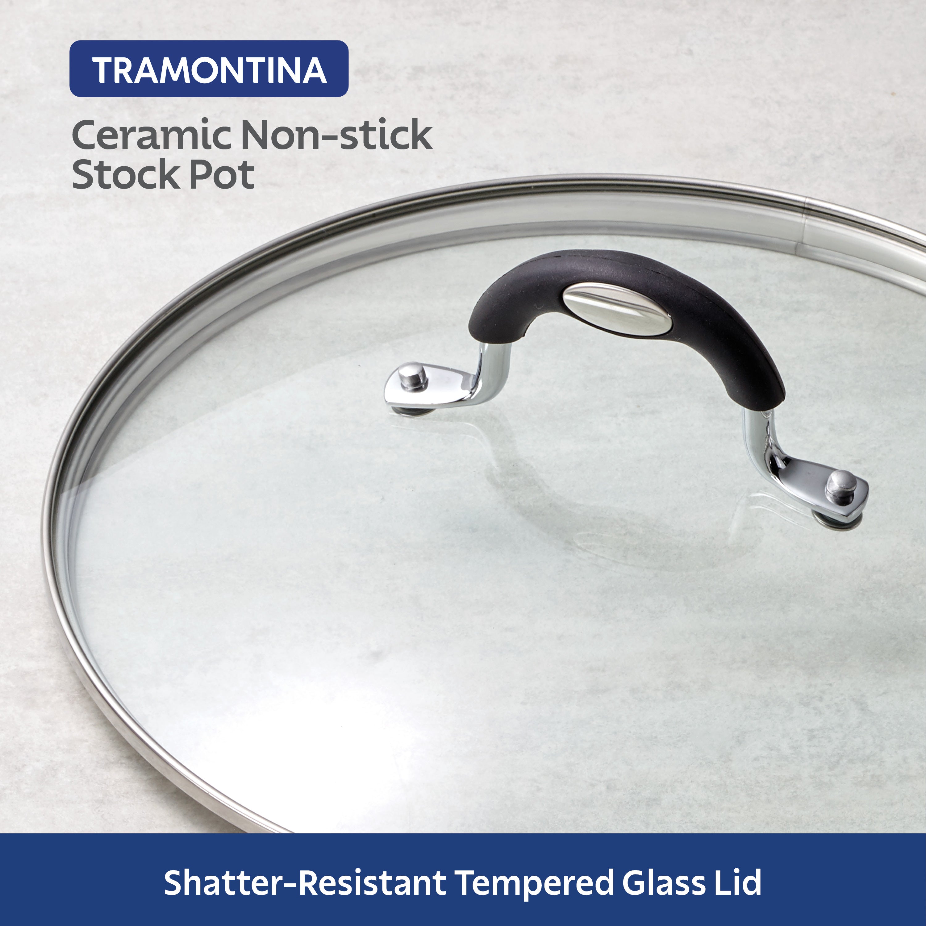 tramontina-12-quart-ceramic-nonstick-covered-stock-pot-charcoal-gray-heavy-gauge image 6
