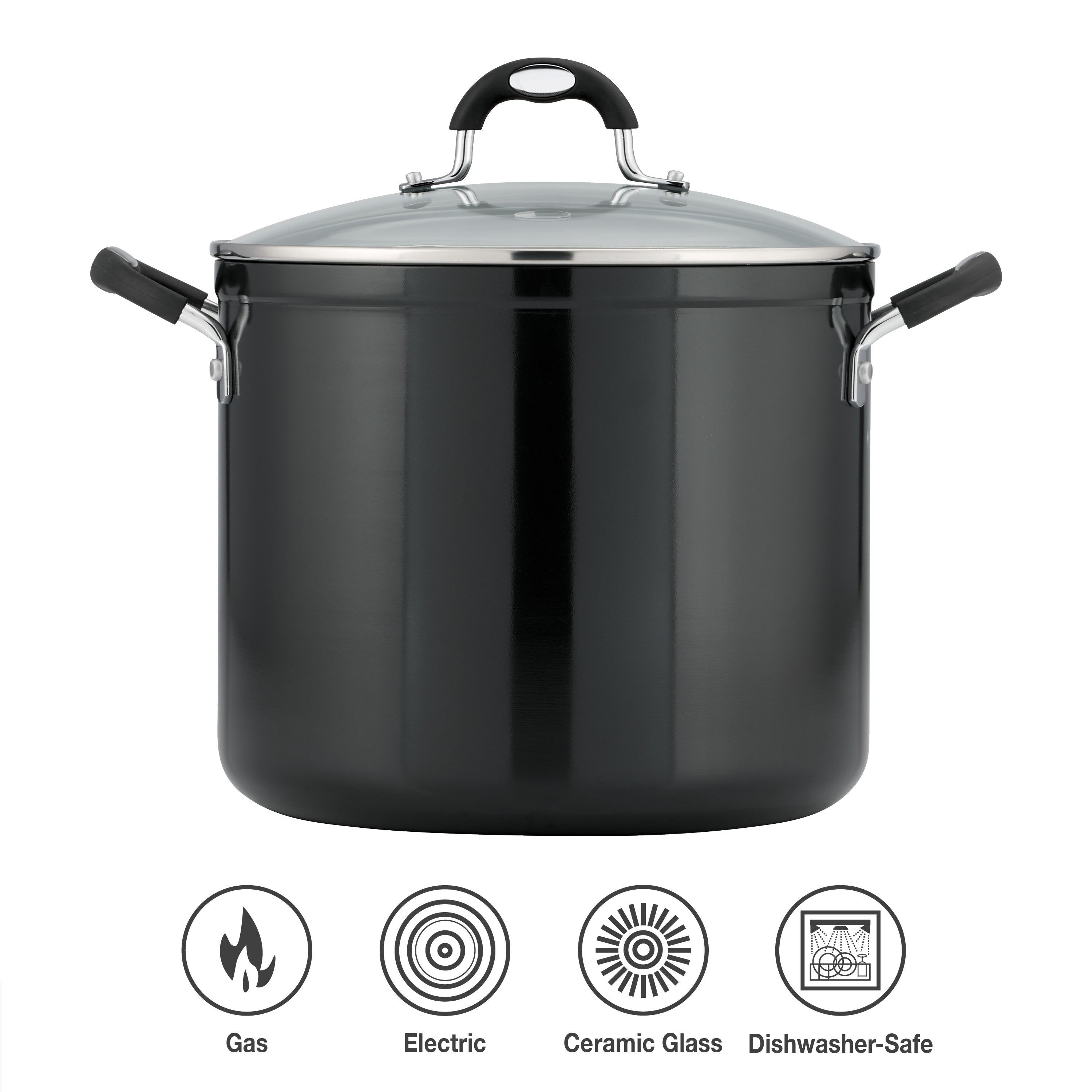 tramontina-12-quart-ceramic-nonstick-covered-stock-pot-charcoal-gray-heavy-gauge image 8