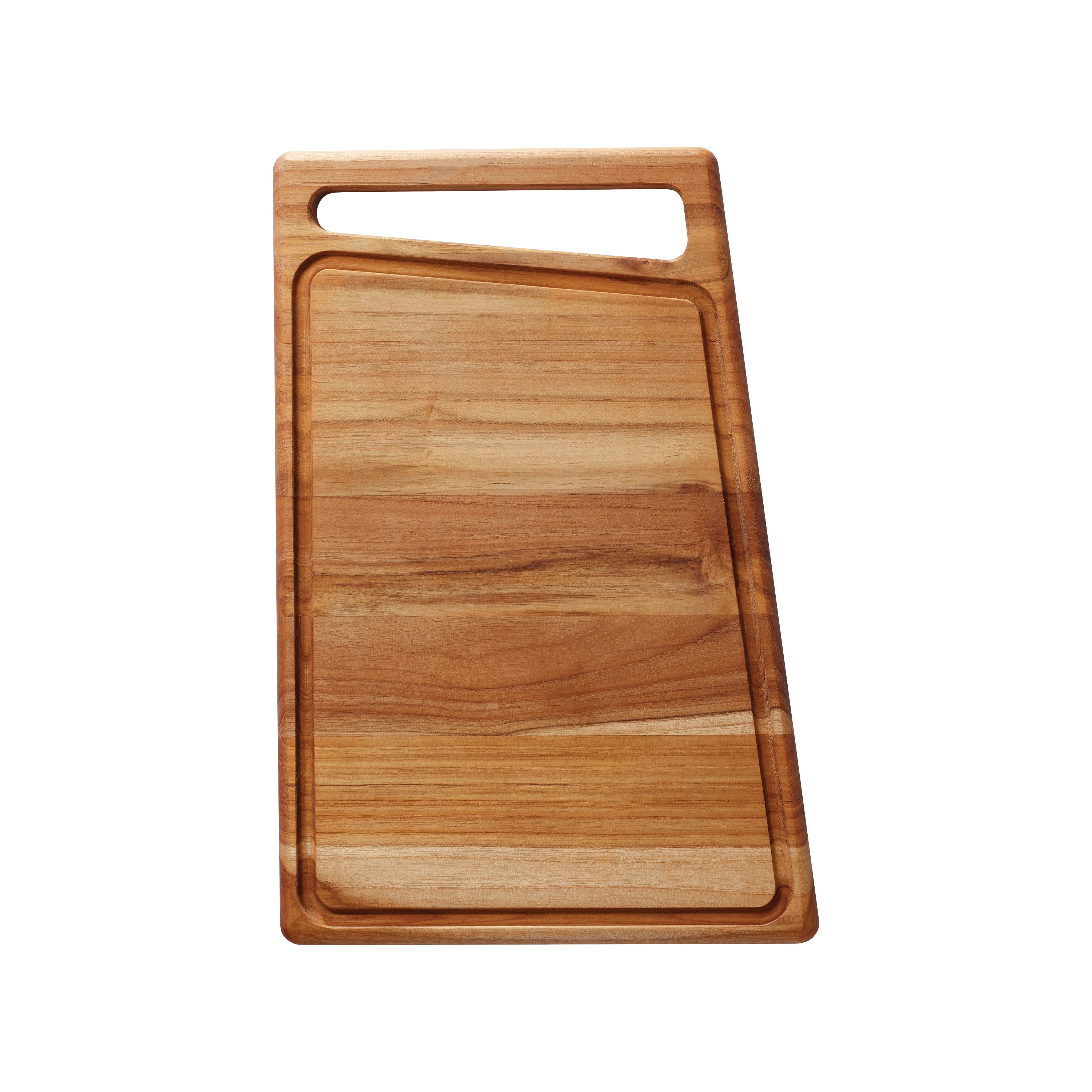 tramontina-15-75-in-x-10-5-in-teak-wood-rectangle-cutting-board-with-groove image 2