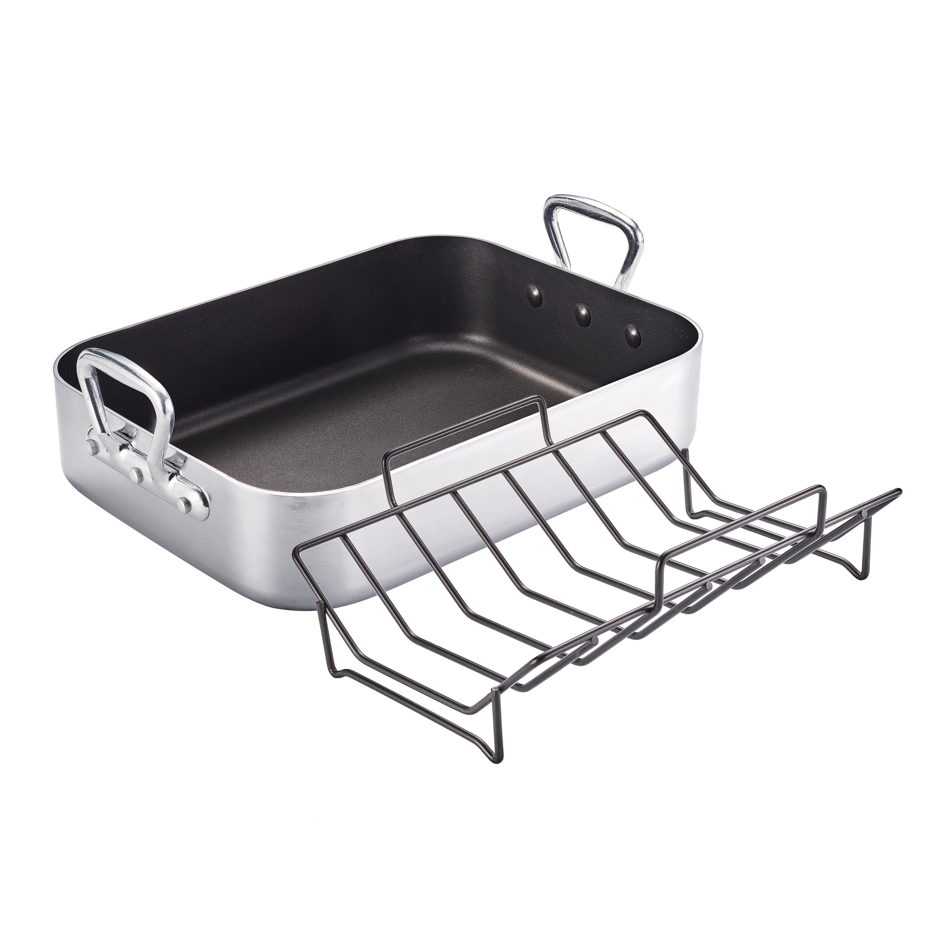 tramontina-16-inch-nonstick-roasting-pan-with-v-rack image 3