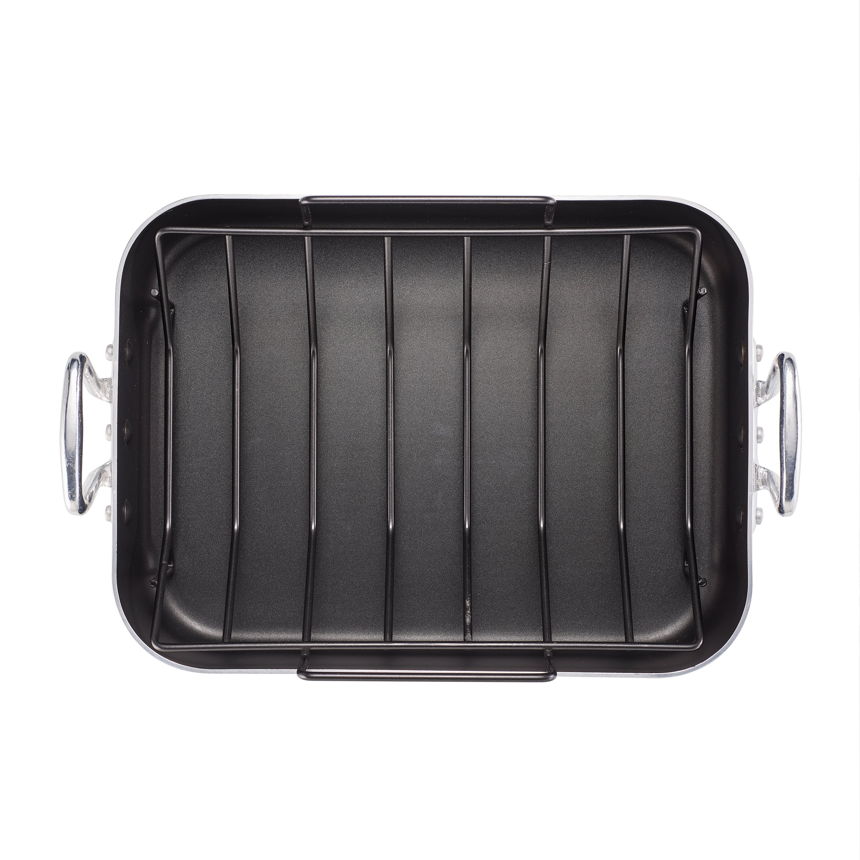 tramontina-16-inch-nonstick-roasting-pan-with-v-rack image 4